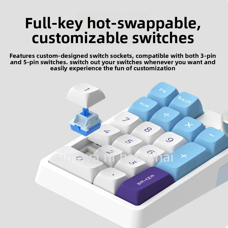 Esports Gamers - Clavier mécanique sans fil Bluetooth Kzzi