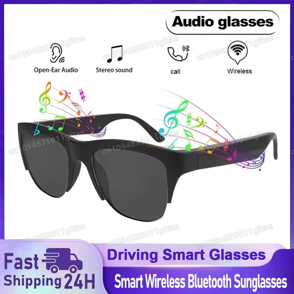 Esports Gamers - Lunettes de soleil intelligentes Bluetooth V5.3,