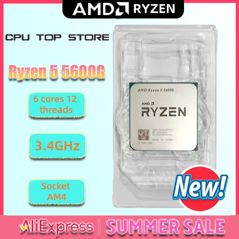 Amd Cpu Ryzen 5 - Processeur AMD Ryzen 5 5600G 6C/12T