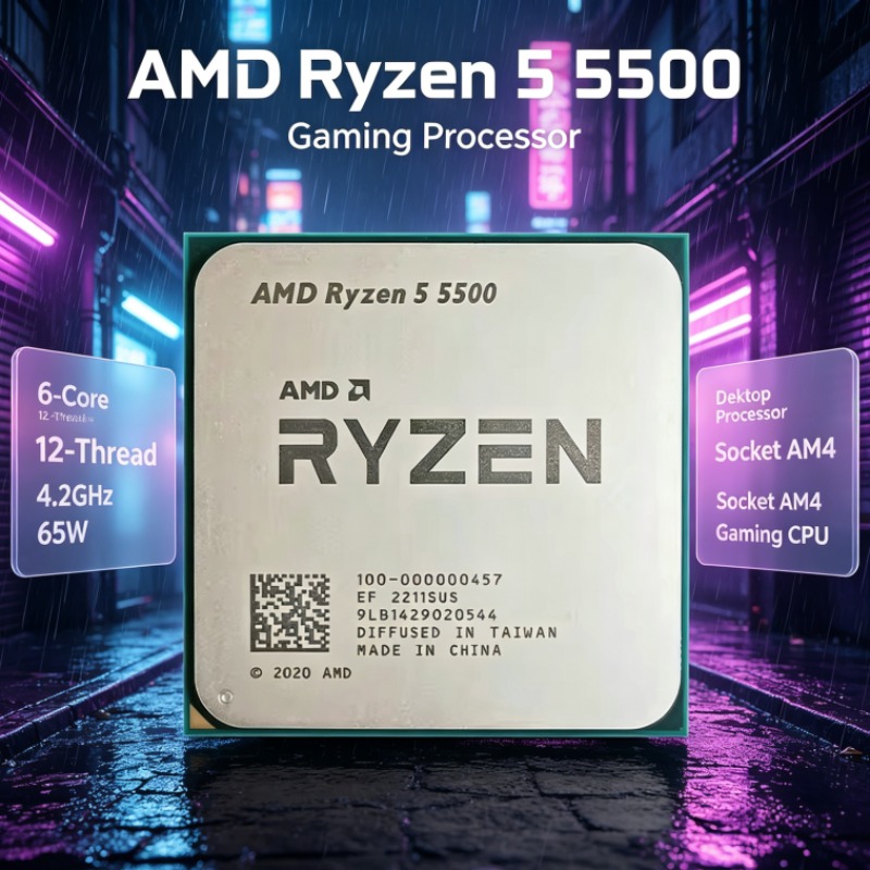 Processeur AMD Ryzen 5 5500 AM - Amd Cpu Ryzen 5 avis et prix