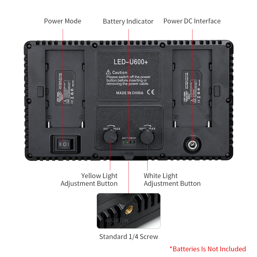 Panneau d'éclairage vidéo bico - Led Light Panel Stream avis et prix